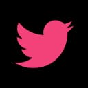 pink twitter logo